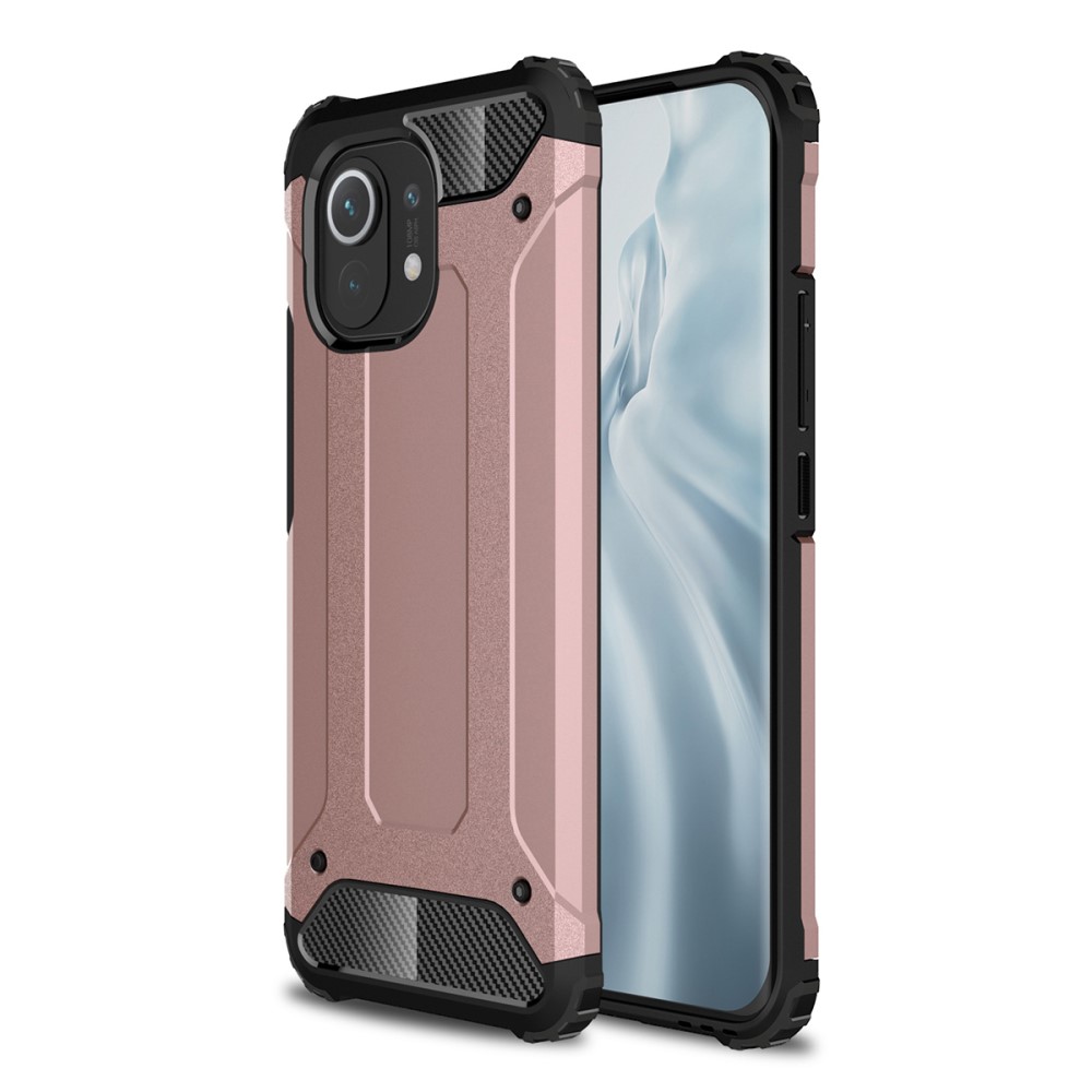  Xiaomi Mi 11 - Armor Hybrid Skal - Roséguld