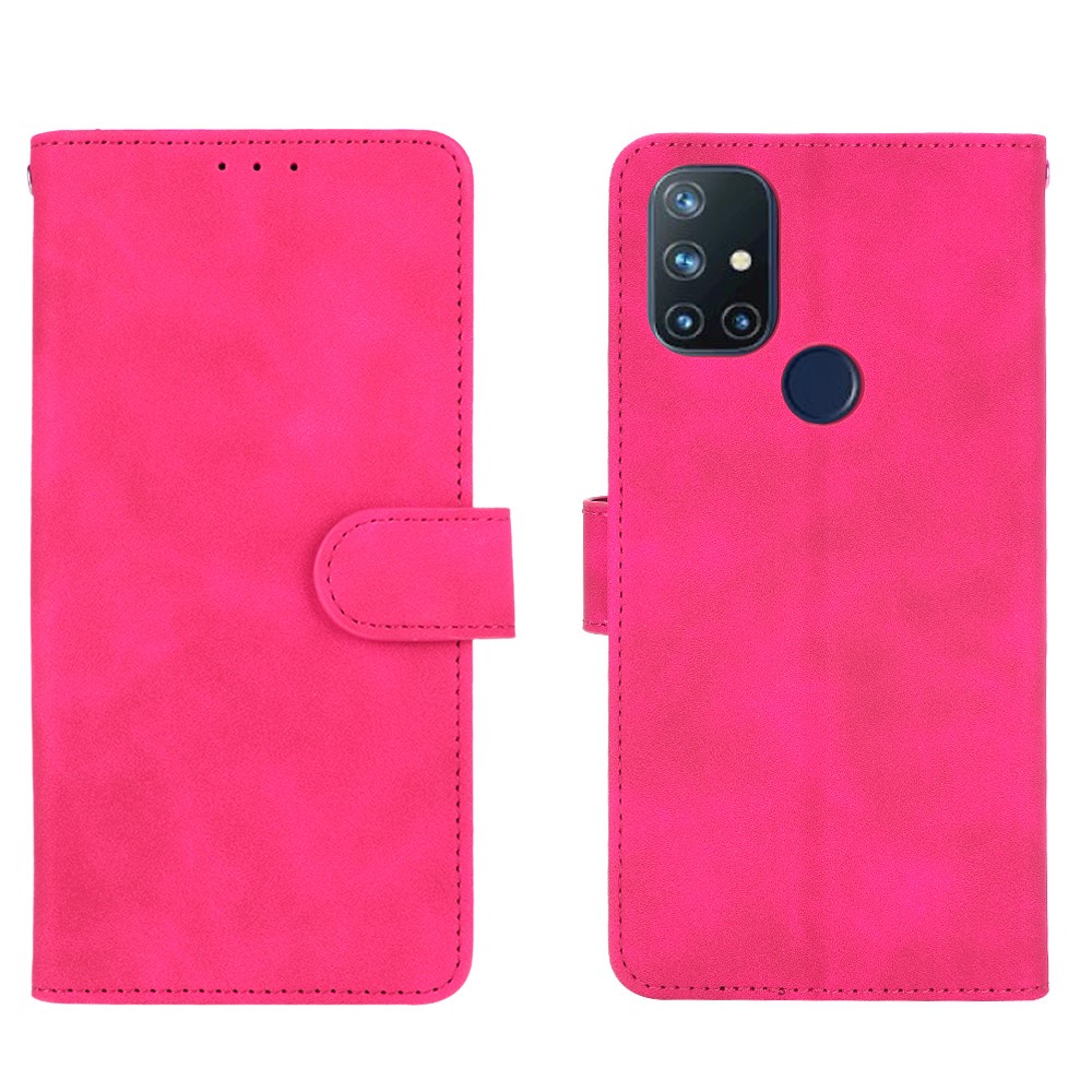  OnePlus Nord N10 5G - Silkeslent Plånboksfodral - Rosa