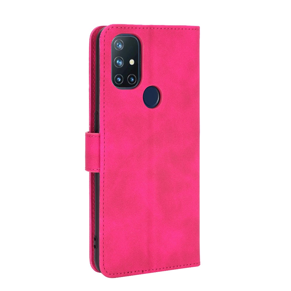  OnePlus Nord N10 5G - Silkeslent Plånboksfodral - Rosa