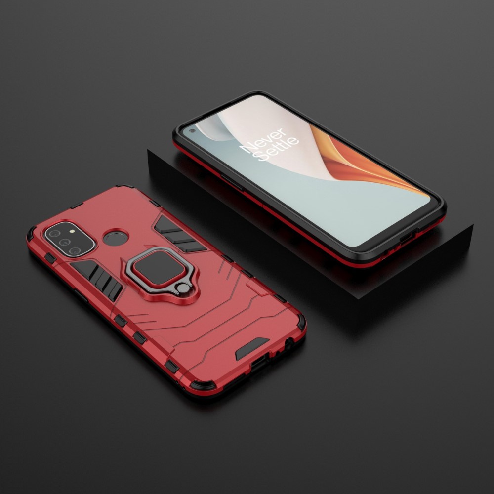  OnePlus Nord N100 - Hybrid Ring Skal - Röd