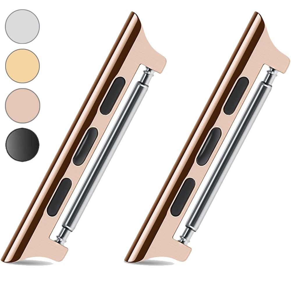  Spring Bar Fästen till Apple Watch 42/41/40/38 mm - Roséguld