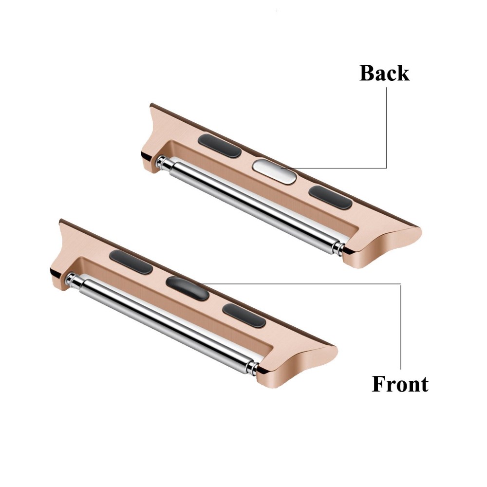  Spring Bar Fästen till Apple Watch 42/41/40/38 mm - Roséguld