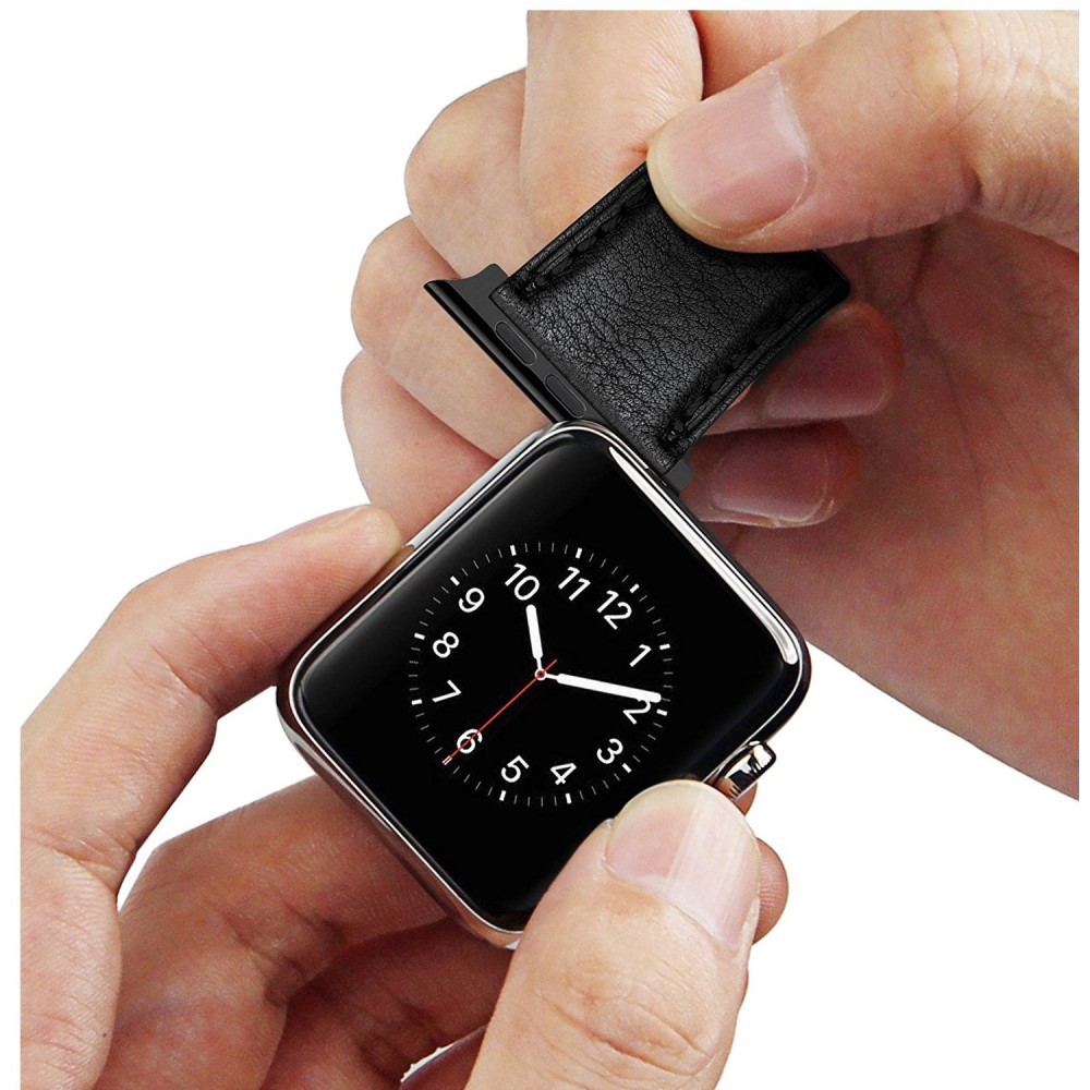  Spring Bar Fästen till Apple Watch 42/44/45/46/49 mm Svart