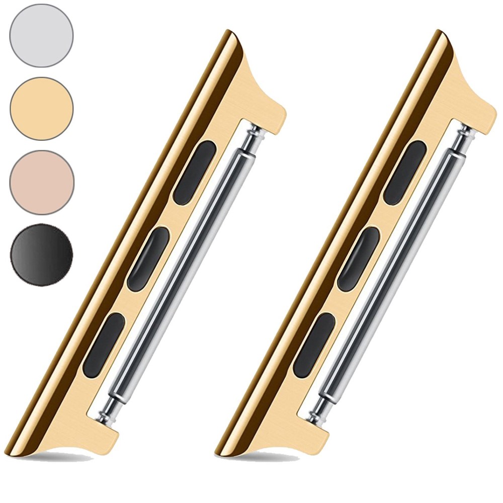  Spring Bar Fästen till Apple Watch 42/44/45/46/49 mm Guld