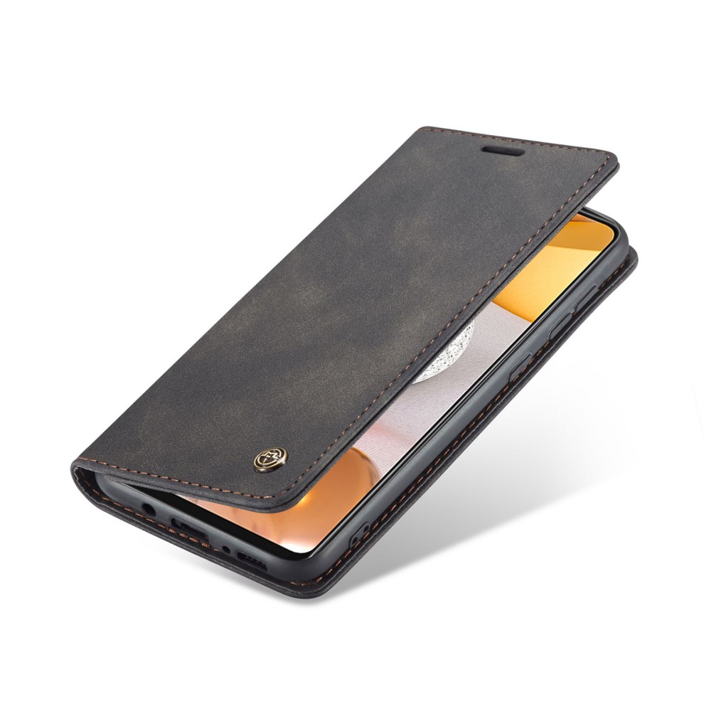 CASEME Samsung Galaxy S21 - CASEME Vintage Flip Fodral - Svart