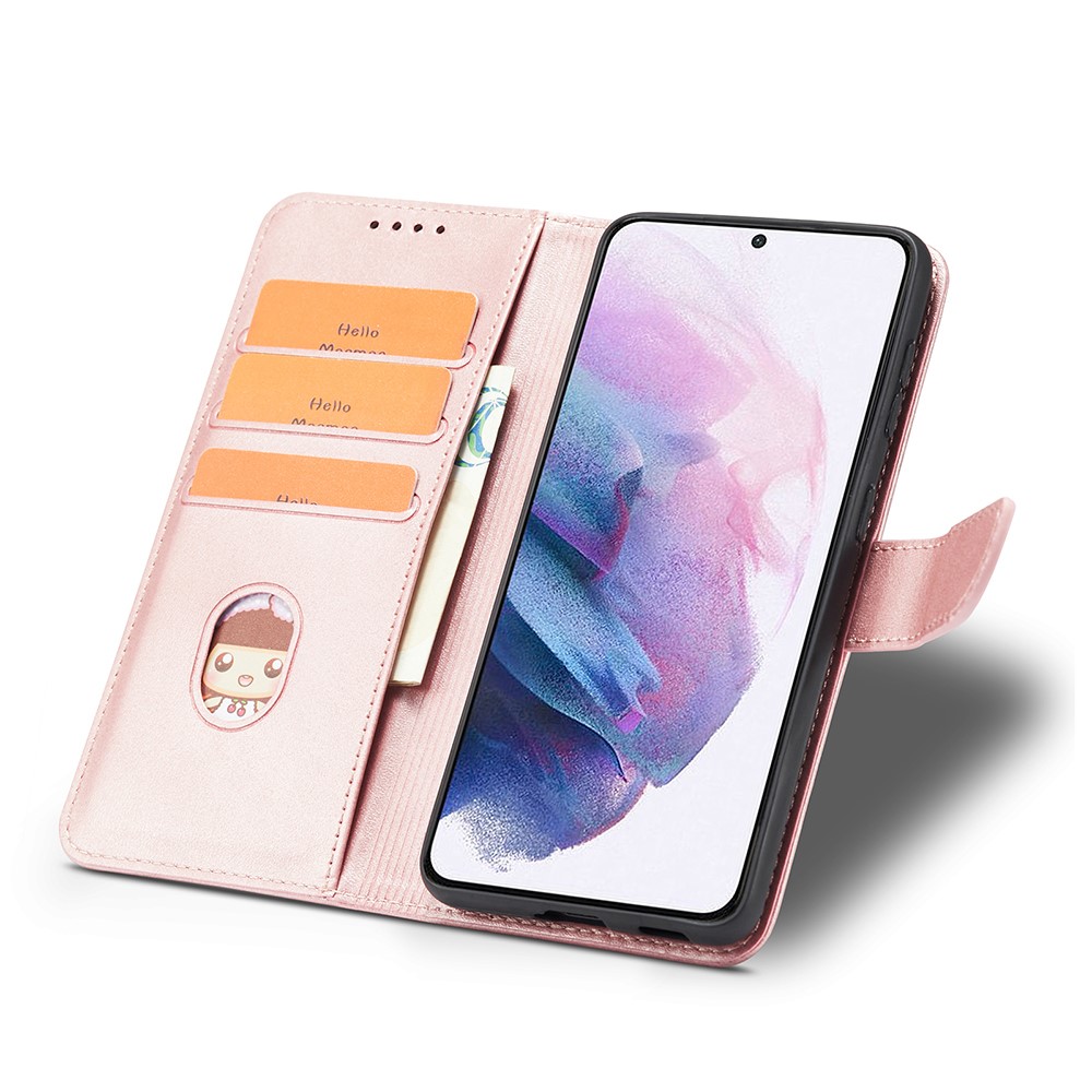  Samsung Galaxy S21 - Plånboksfodral - Roséguld