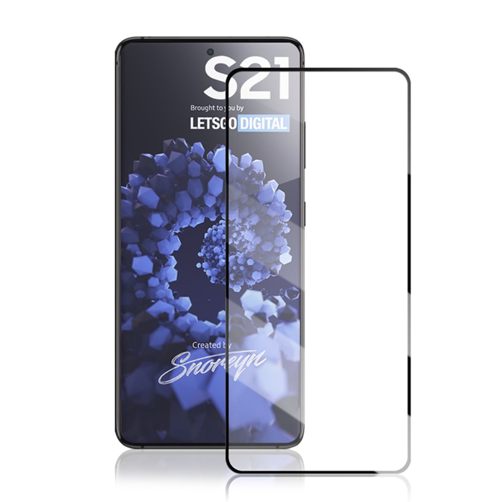 MOCOLO Samsung Galaxy S21 - MOCOLO Heltäckande Skärmskydd I Härdat Glas