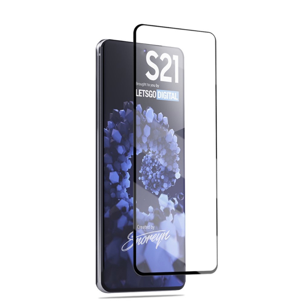 AMORUS Samsung Galaxy S21 - AMORUS Heltäckande Skärmskydd I Härdat Glas