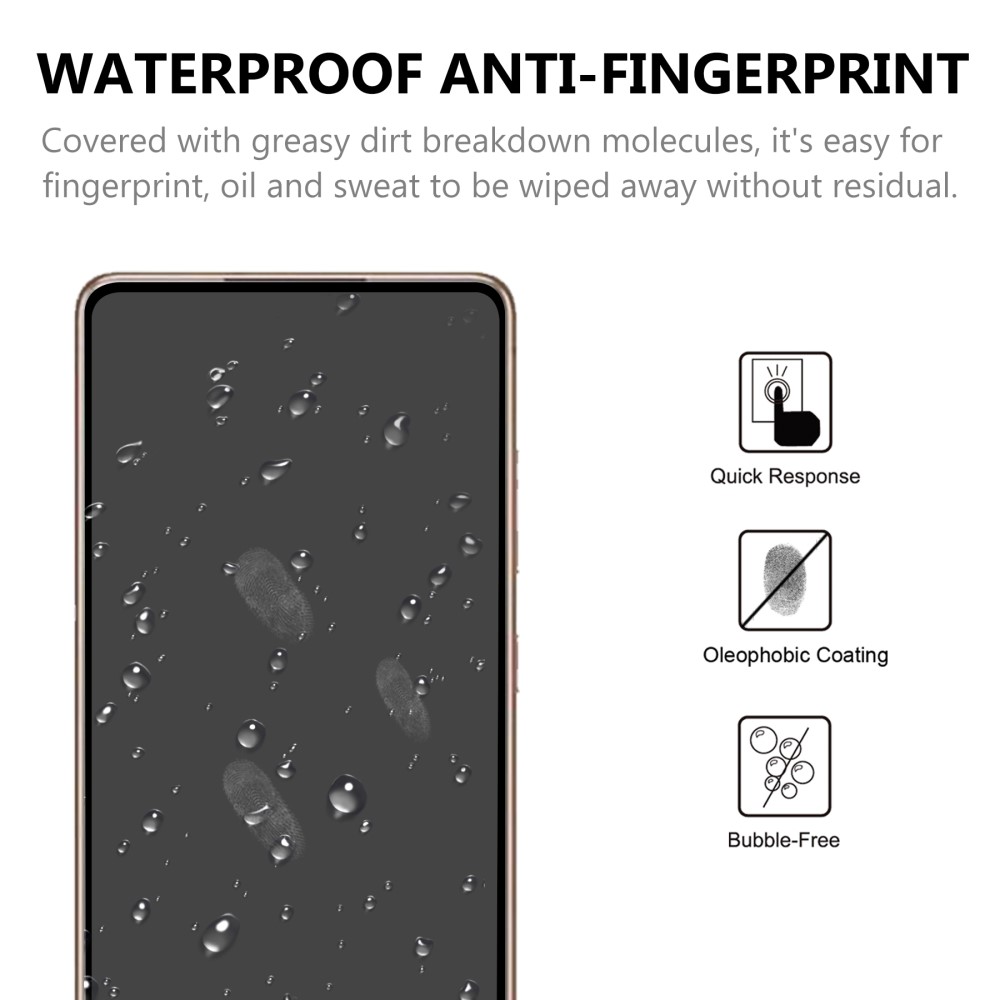  Samsung Galaxy S21 - Premium Heltäckande Skärmskydd I Härdat Glas