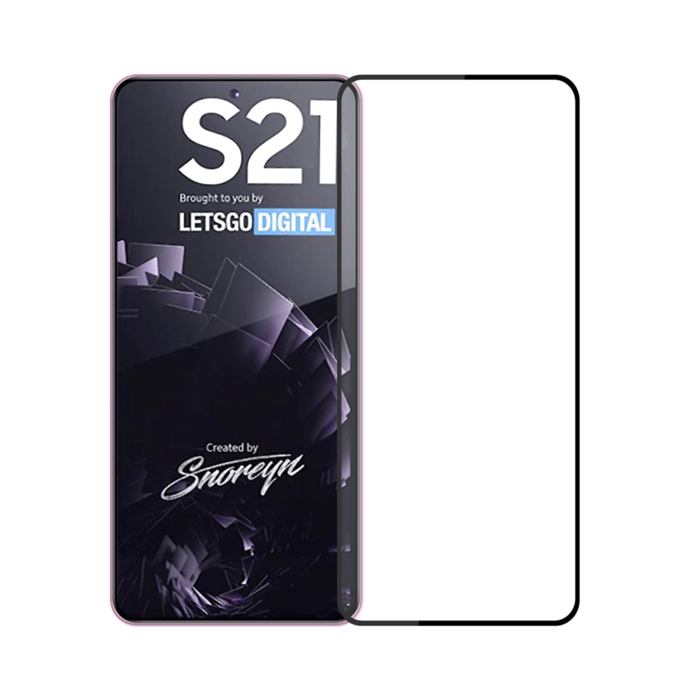 PINWUYO Samsung Galaxy S21 - PINWUYO Heltäckande Skärmskydd I Härdat Glas