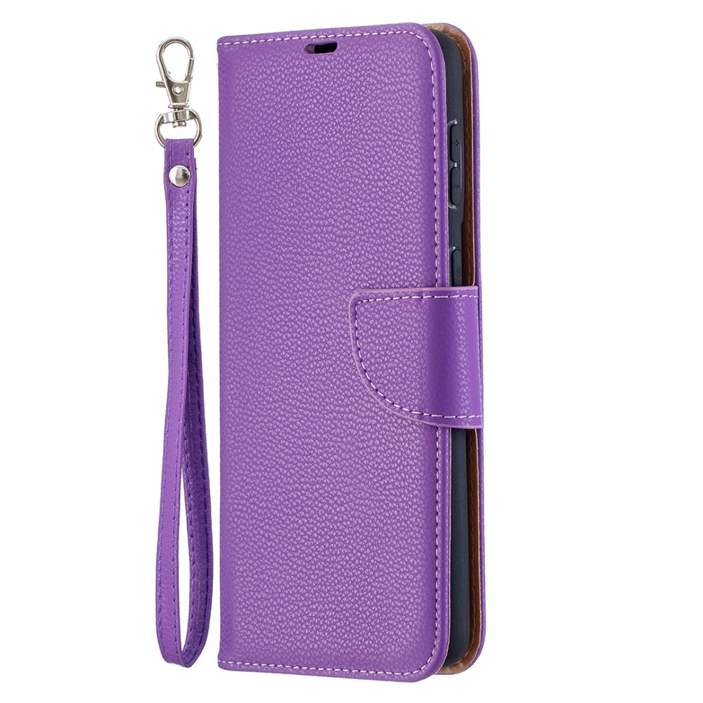  Samsung Galaxy S21 Plus - Litchi Shark Fodral - Lila