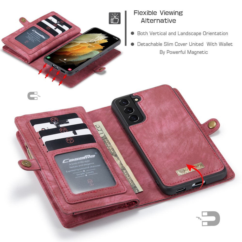 CASEME Samsung Galaxy S21 Plus - CASEME 2-i-1 Multifunkti