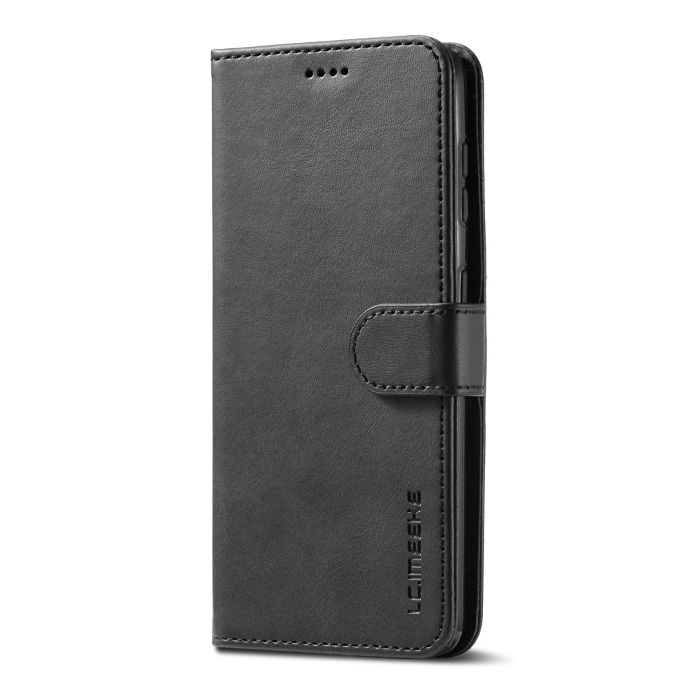 LC.IMEEKE Samsung Galaxy S21 Plus - LC.IMEEKE Läder Fodral - Svart