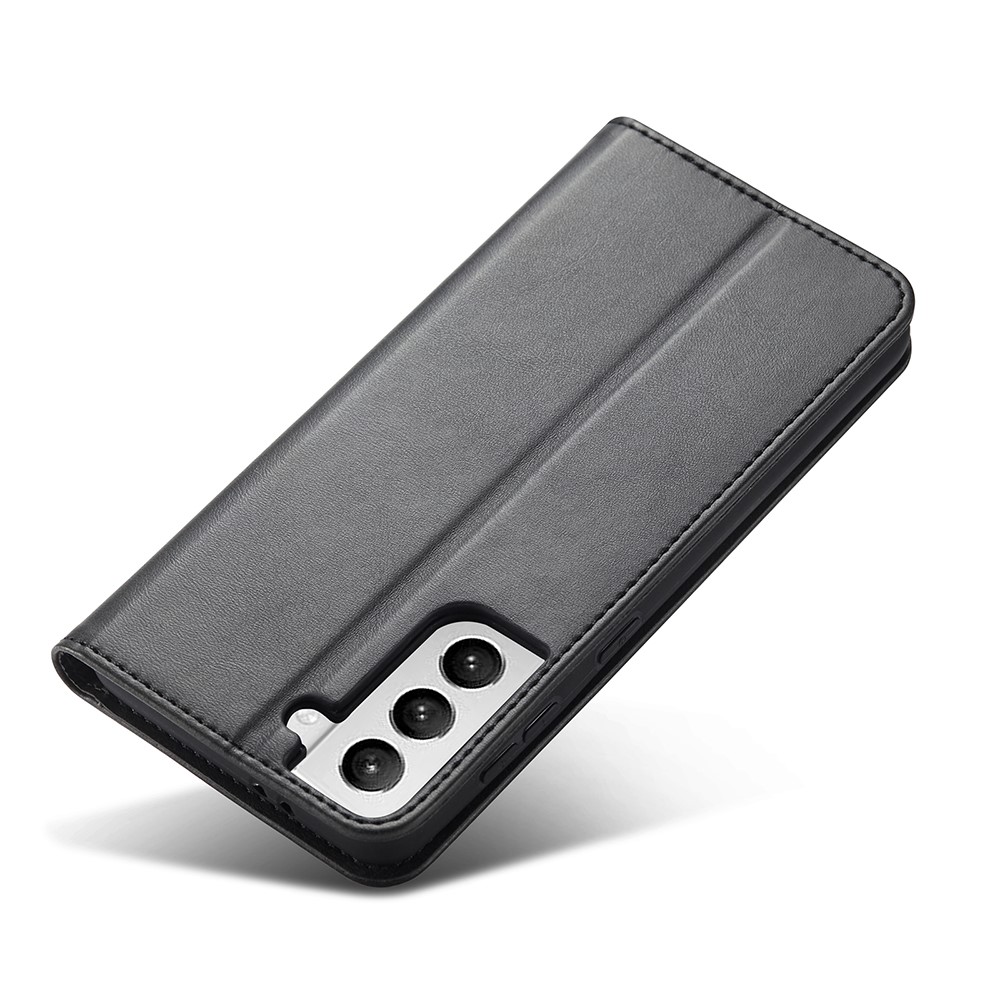  Samsung Galaxy S21 Plus - Läder Flip Fodral - Svart