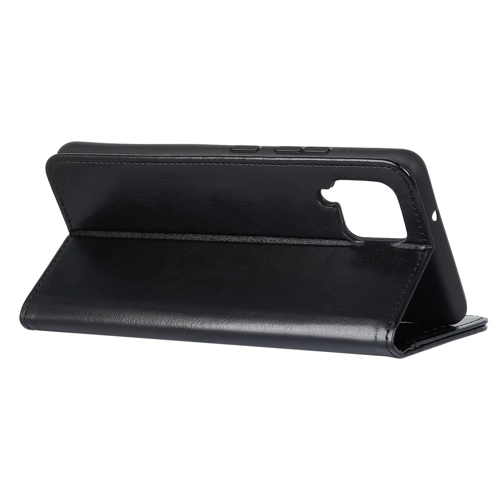  Samsung Galaxy A12 - Crazy Horse Fodral - Svart