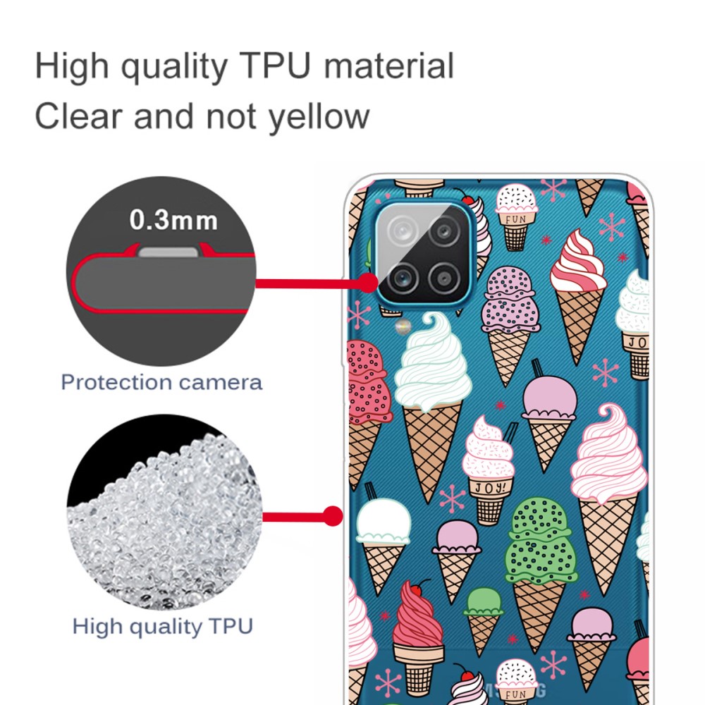  Samsung Galaxy A12 - Skal Med Tryck - Glass Sorter