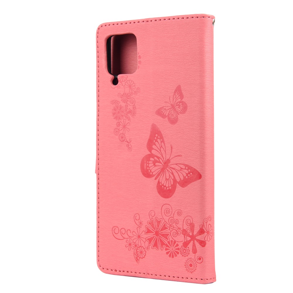  Samsung Galaxy A12 - Fodral Med Tryck - Rosa