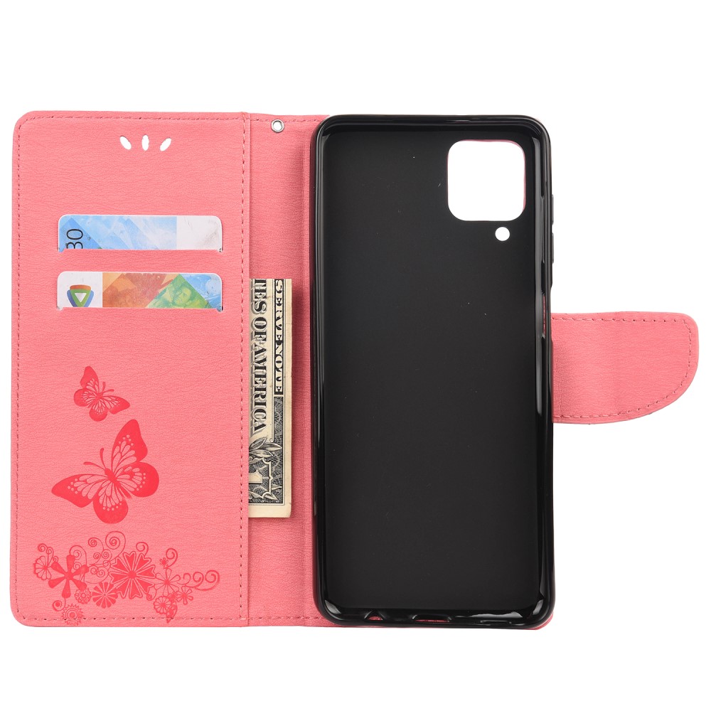  Samsung Galaxy A12 - Fodral Med Tryck - Rosa