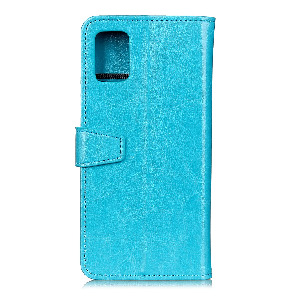  Samsung Galaxy A02s - Crazy Horse Fodral - Blå