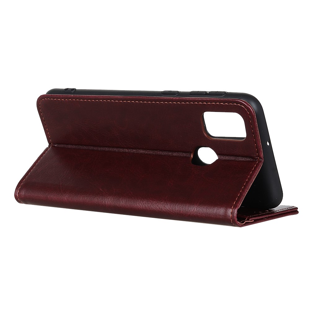  OnePlus Nord N10 5G - Crazy Horse Fodral - Brun
