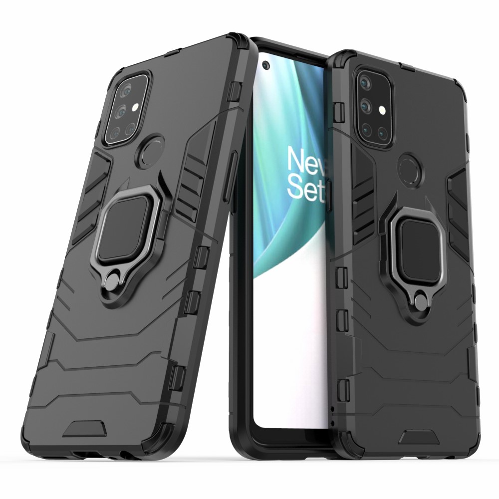  OnePlus Nord N10 5G - Hybrid Ring Skal - Svart