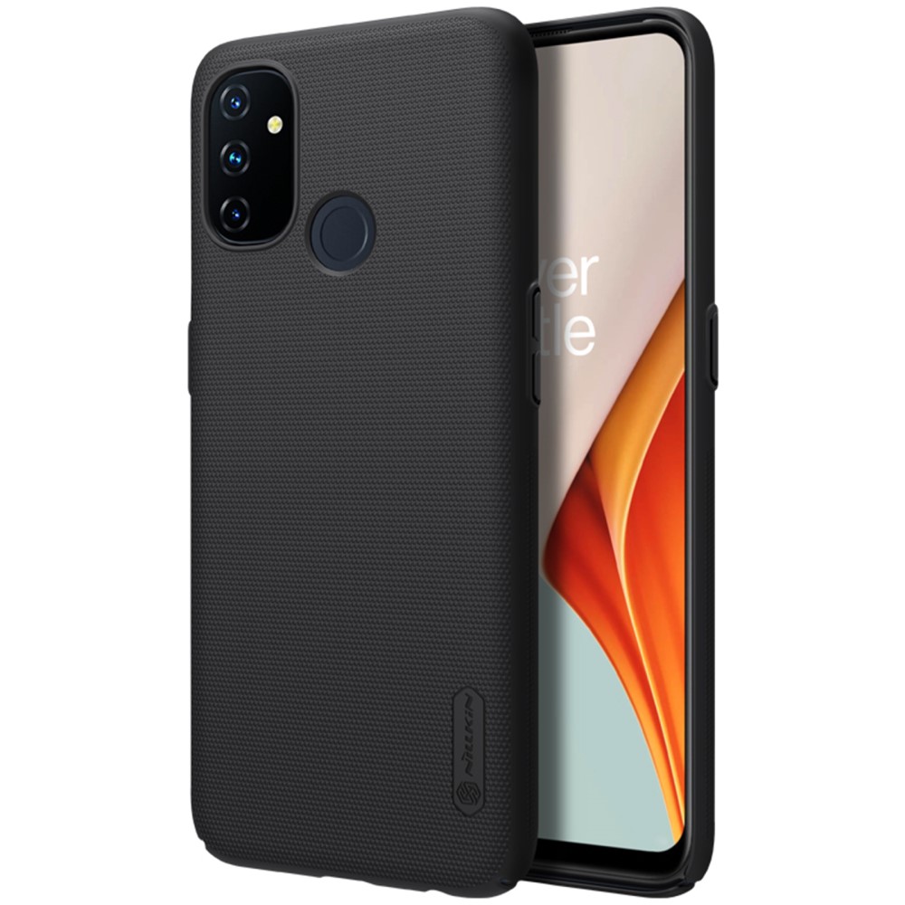 NILLKIN OnePlus Nord N100 - NILLKIN Shield Frostat Skal - Svart