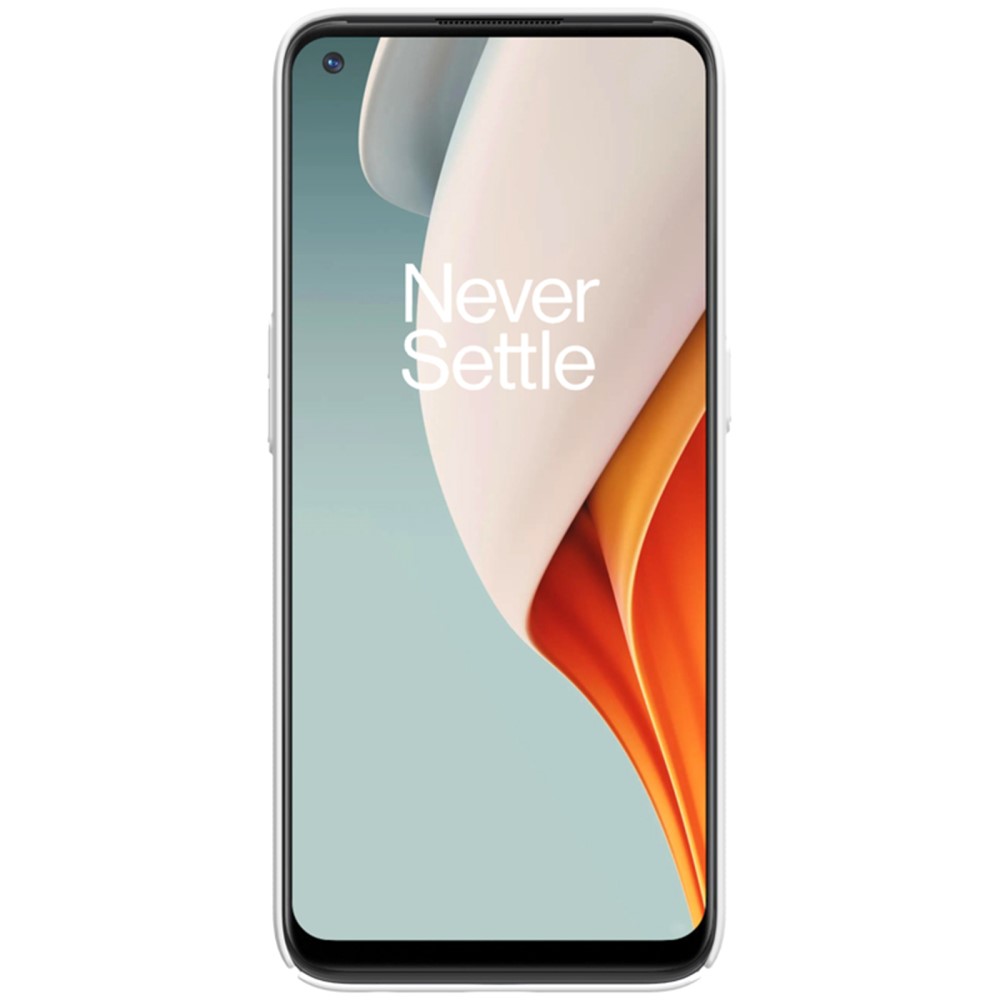 NILLKIN OnePlus Nord N100 - NILLKIN Shield Frostat Skal - Vit