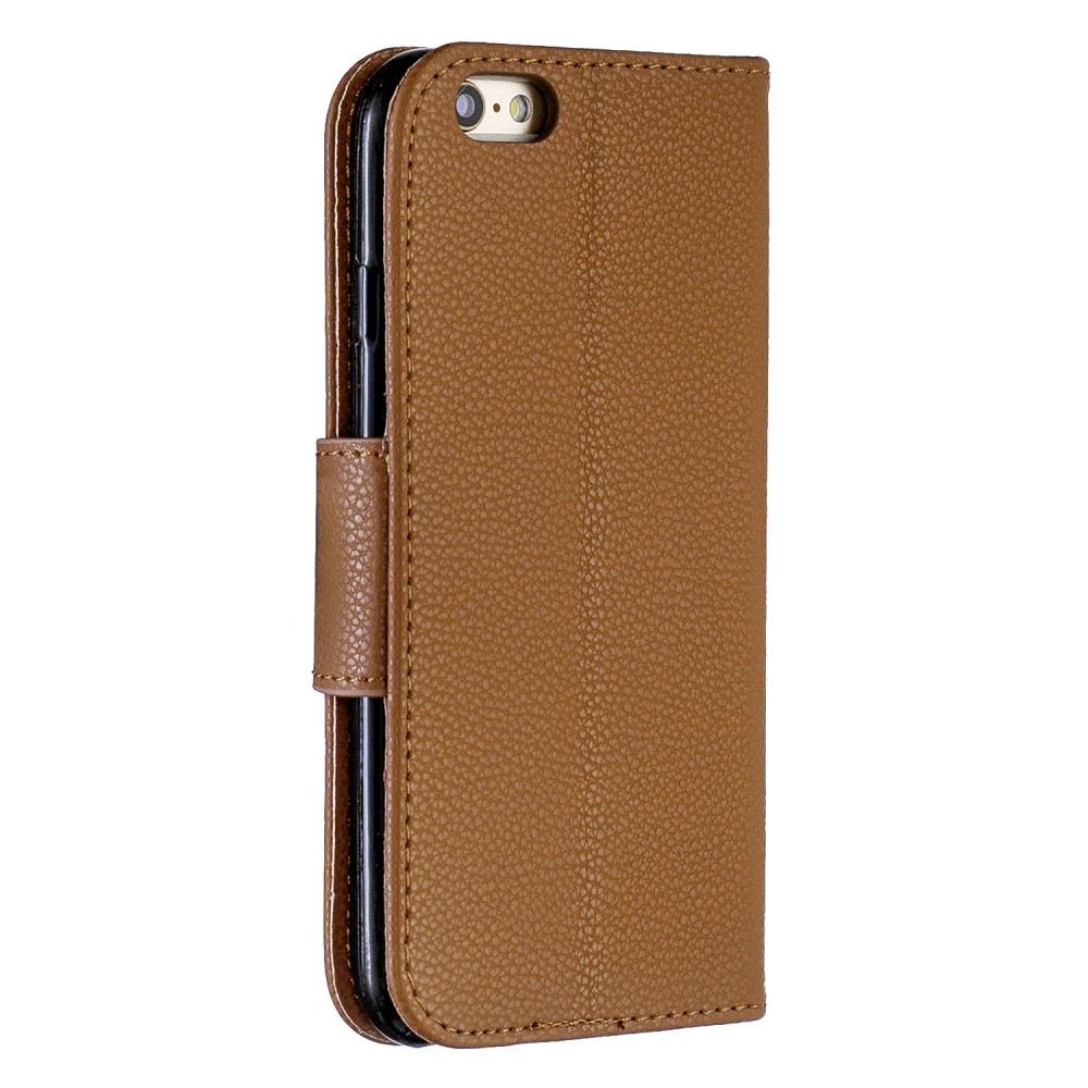  iPhone 6/6S - Litchi Shark Fodral - Brun