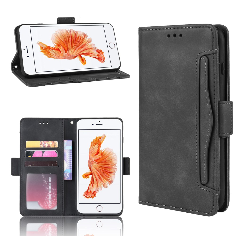  iPhone 6/6S Plus - Fodral Med Avtagbart Kortfodral - Svart