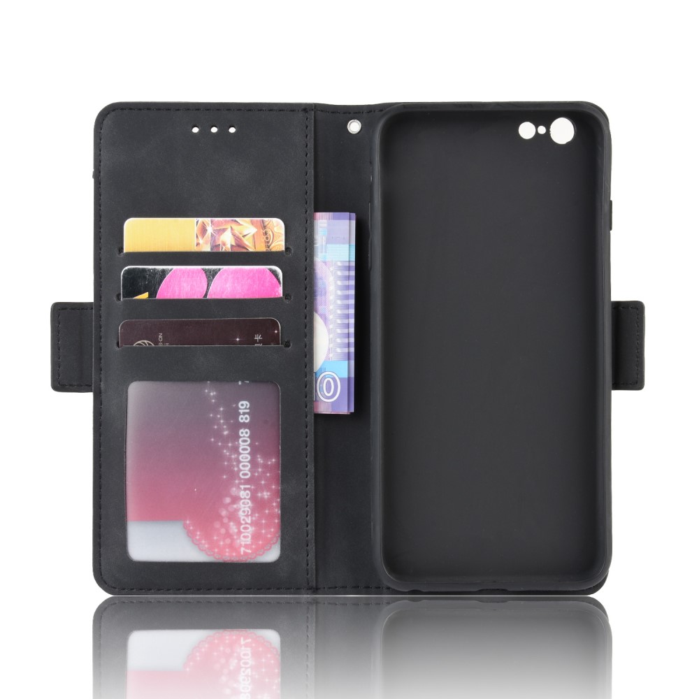  iPhone 6/6S Plus - Fodral Med Avtagbart Kortfodral - Svart