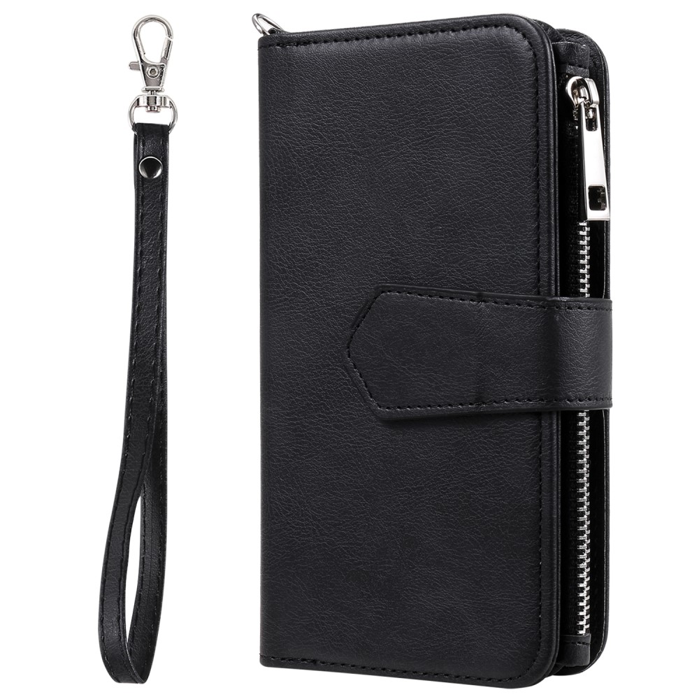  iPhone 12 / 12 Pro - 2in1 Magnet Skal / Plånboksfodral - Svart