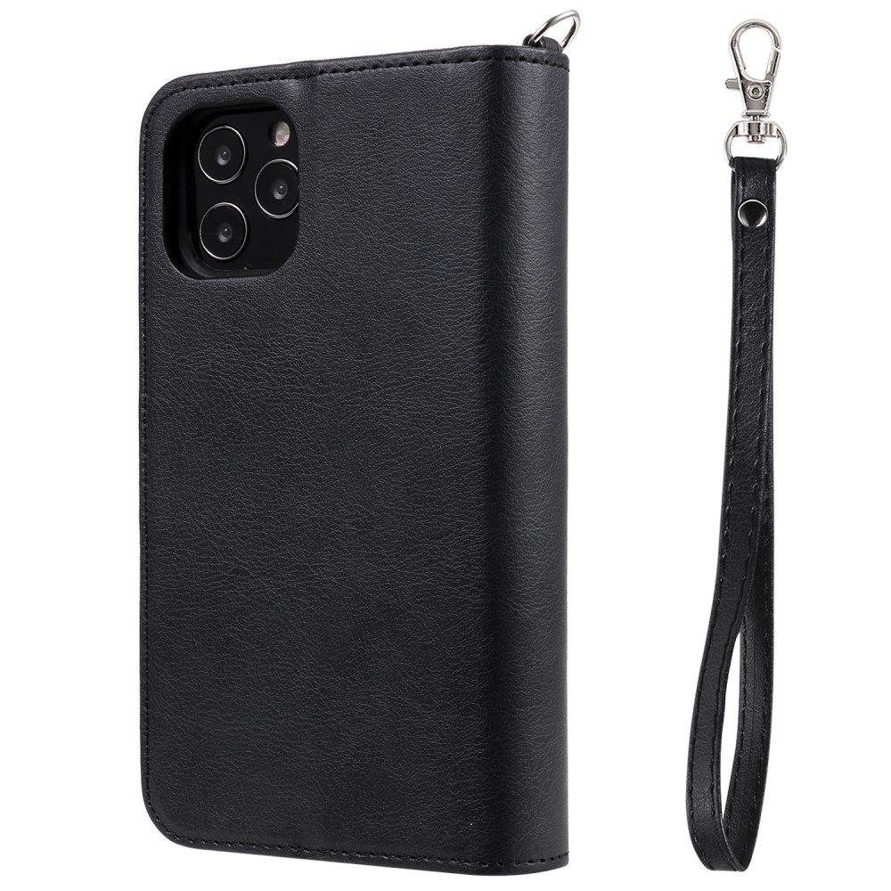  iPhone 12 / 12 Pro - 2in1 Magnet Skal / Plånboksfodral - Svart