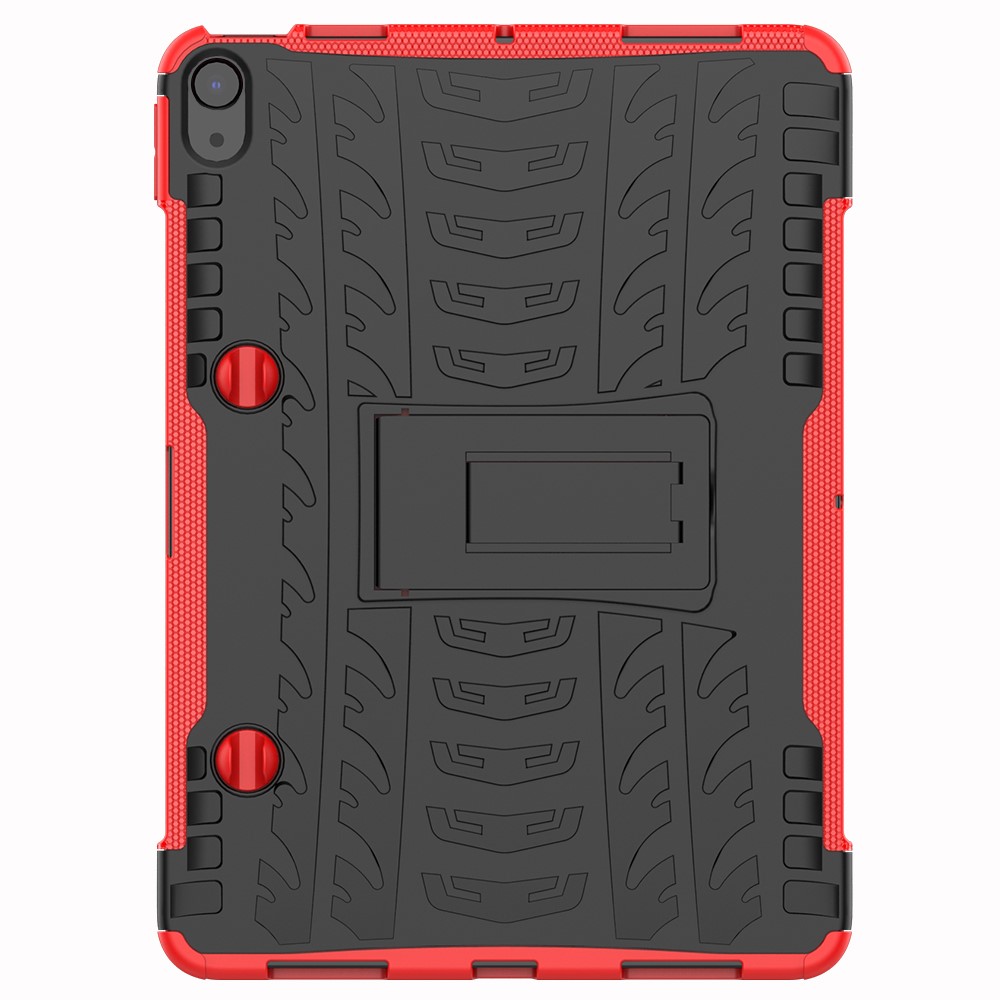  iPad Air 2026-2020 Skal Rugged Kickstand Armor Röd