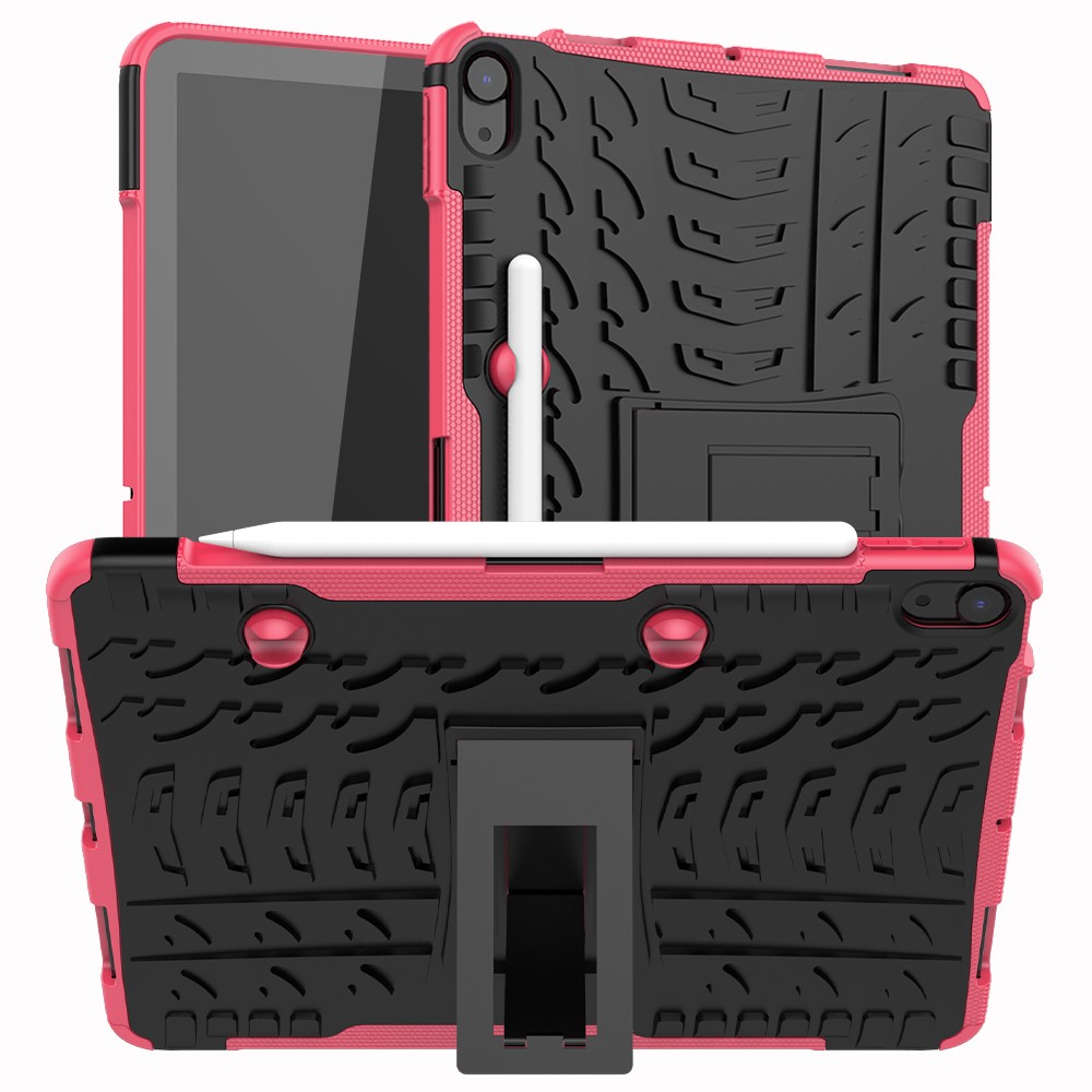  iPad Air 2025-2020 Skal Rugged Kickstand Armor Rosa