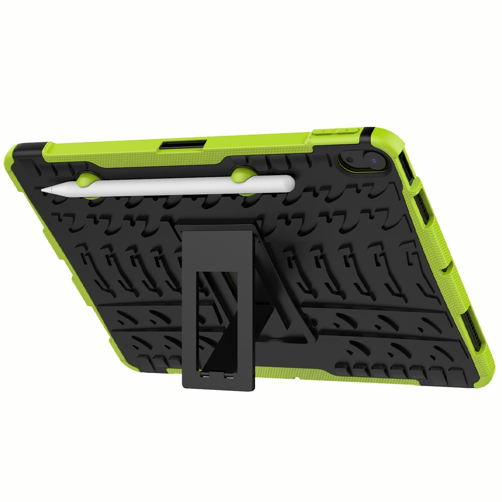  iPad Air 2026-2020 Skal Rugged Kickstand Armor Grön