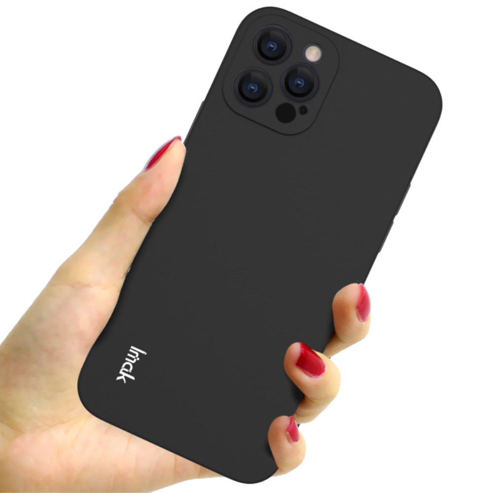 IMAK iPhone 12 Pro - IMAK Skin Touch Skal - Svart