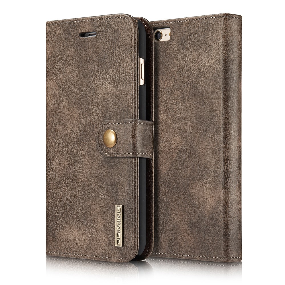 DG.MING iPhone 6/6S Plus - DG.MING 2in1 Magnet Fodral - Grå