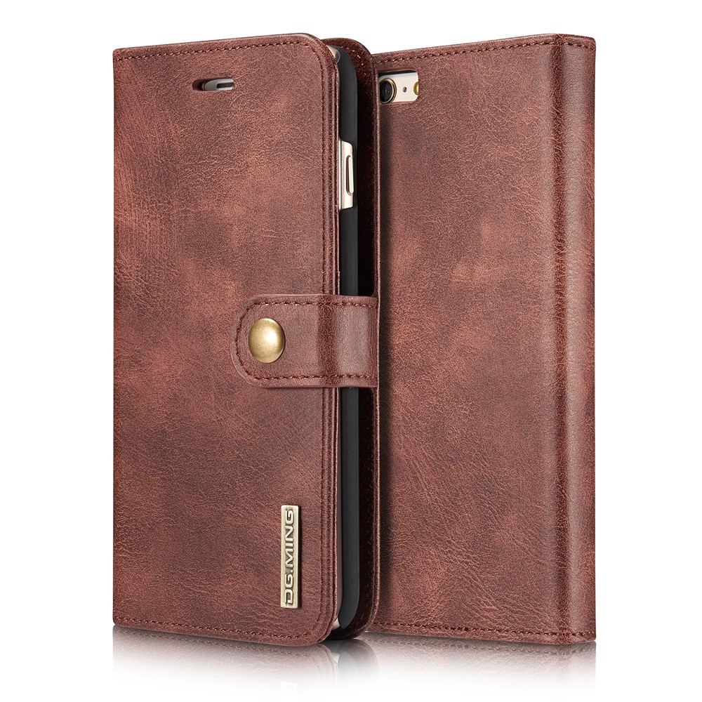 DG.MING iPhone 6/6S - DG.MING 2in1 Magnet Fodral - Röd