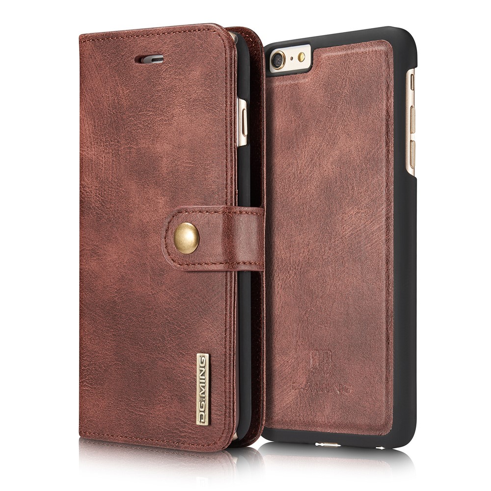 DG.MING iPhone 6/6S - DG.MING 2in1 Magnet Fodral - Röd