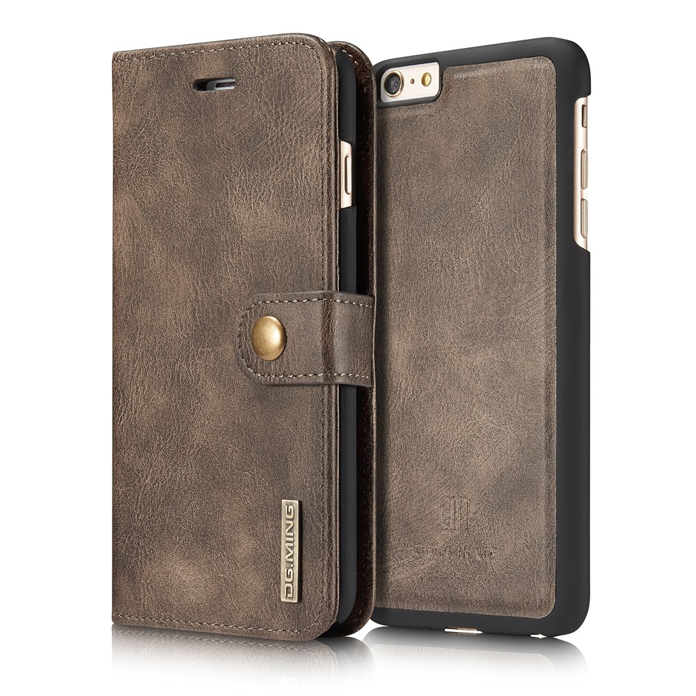 DG.MING iPhone 6/6S - DG.MING 2in1 Magnet Fodral - Grå