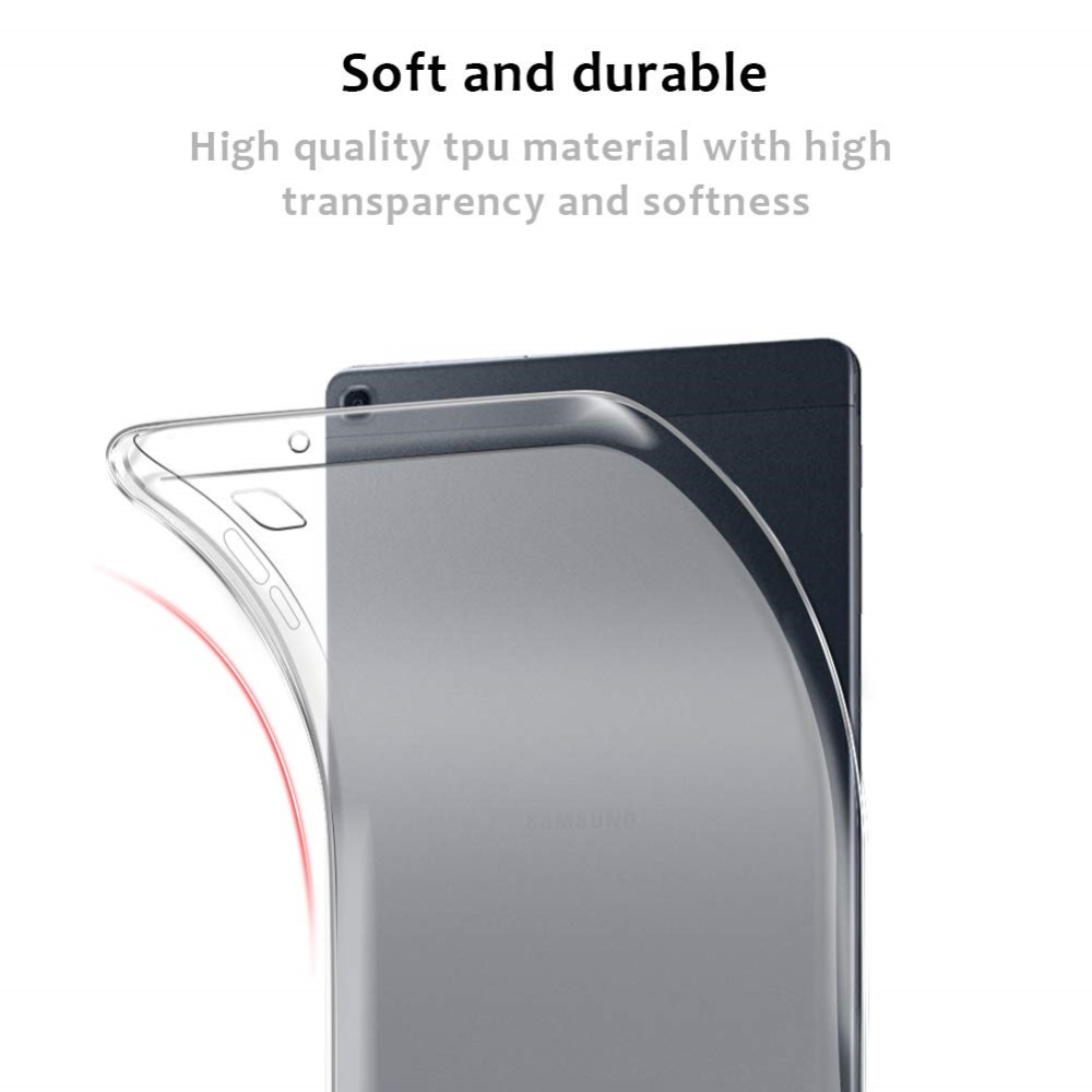  Samsung Galaxy Tab A 8.0 - Matt Transparent TPU Skal
