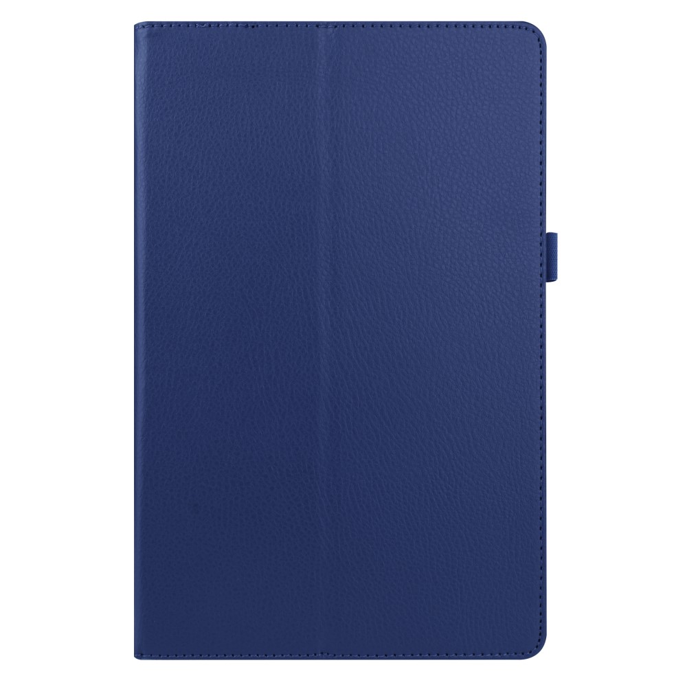  Samsung Galaxy Tab A7 10.4 Fodral Litchi läder Mörk Blå