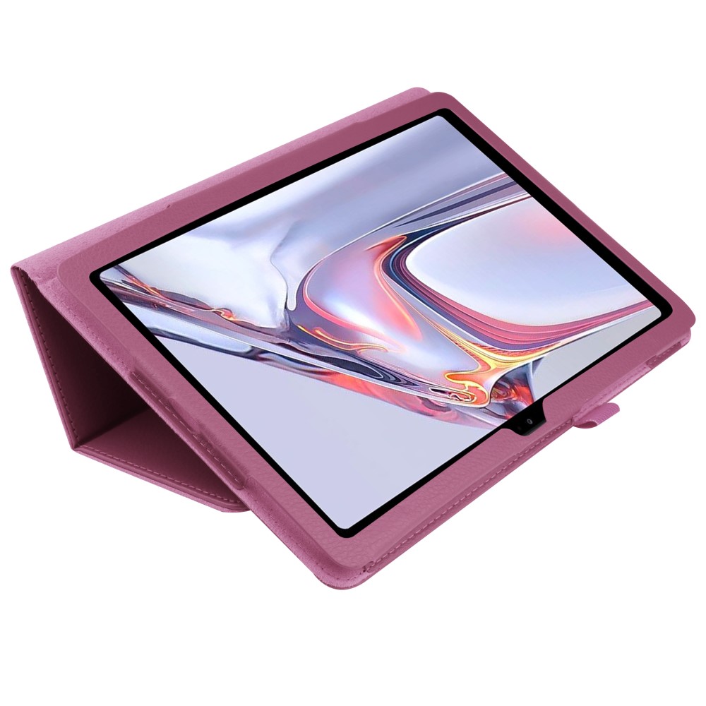  Samsung Galaxy Tab A7 10.4 Fodral Litchi läder Lila