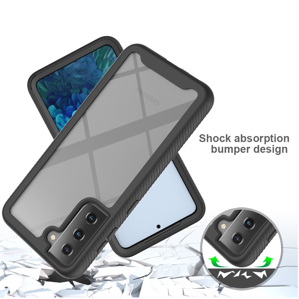  Samsung Galaxy S21 - 360° Shockproof Hybrid Skal - Svart