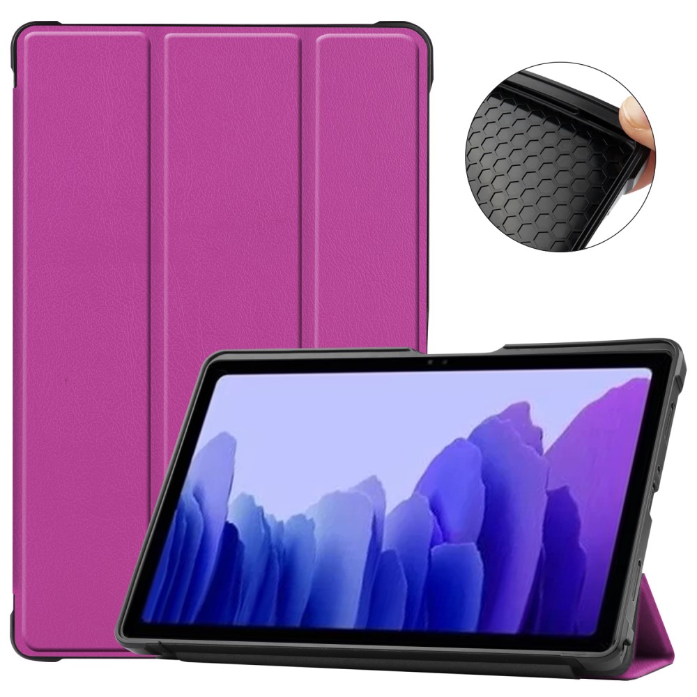  Samsung Galaxy Tab A7 10.4 Fodral Shockproof Tri-Fold Lila