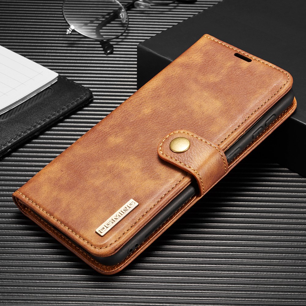 DG.MING Samsung Galaxy S21 - DG.MING 2in1 Magnet Fodral - Brun