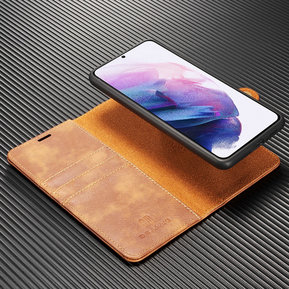 DG.MING Samsung Galaxy S21 - DG.MING 2in1 Magnet Fodral - Brun