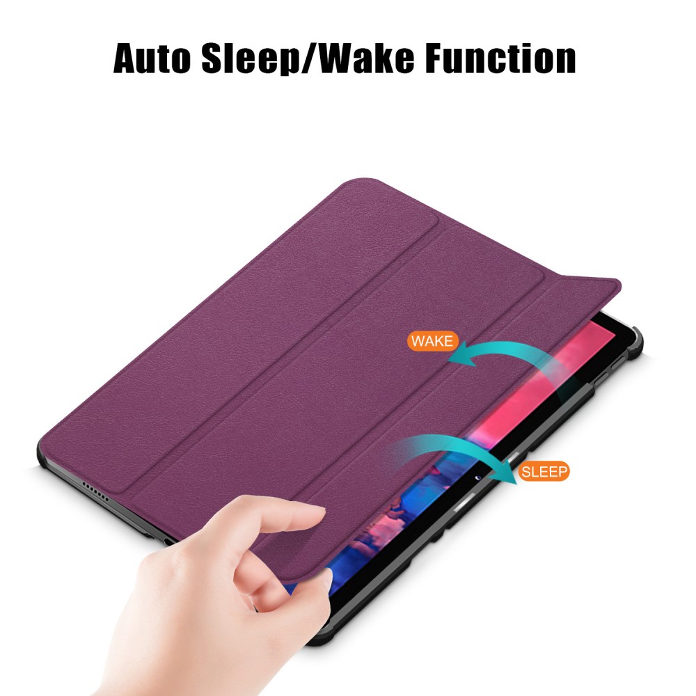  Lenovo Tab P11 / P11 Plus - Tri-Fold Läder Fodral - Lila