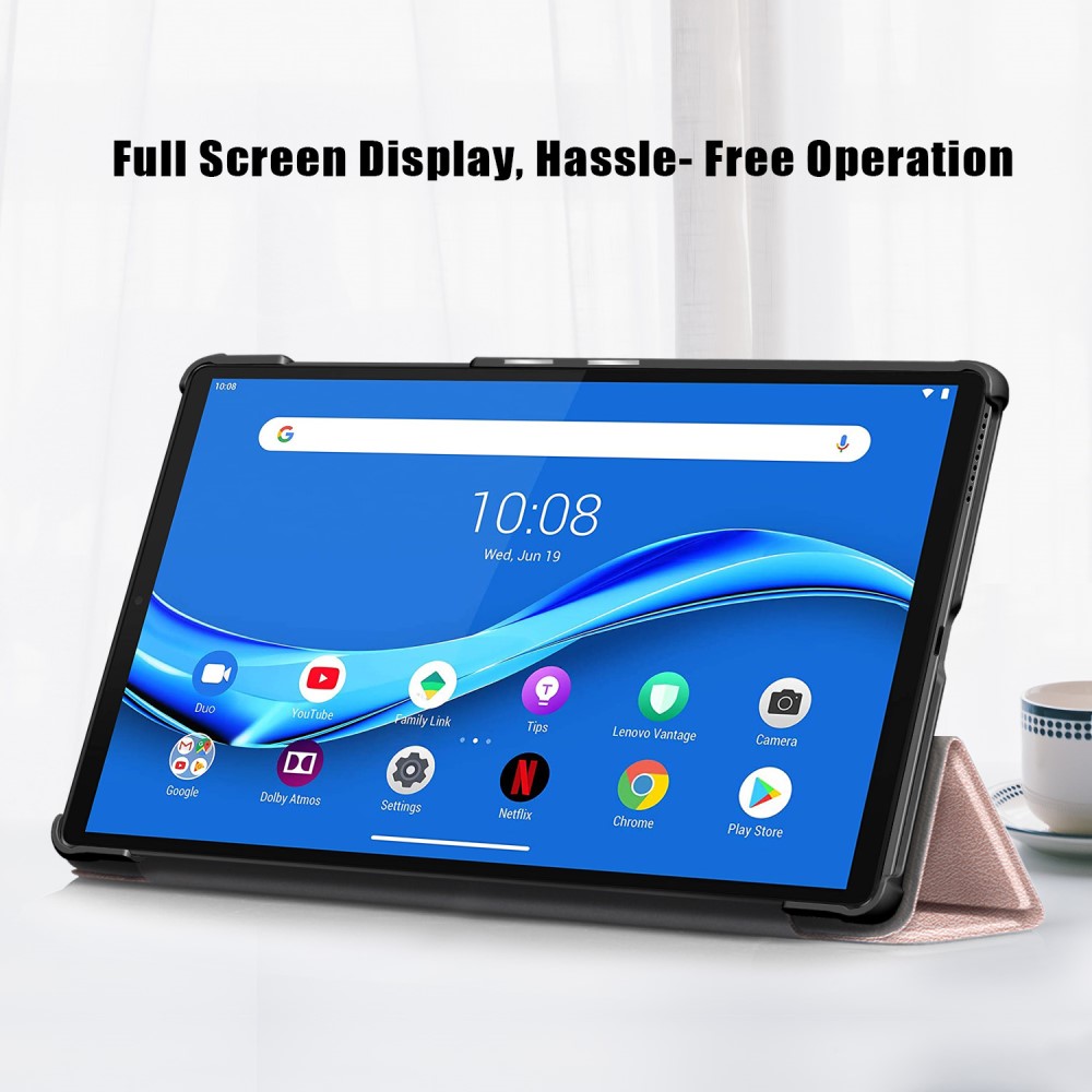  Lenovo Tab M10 HD (2nd Gen) - Tri-Fold Fodral - Roséguld