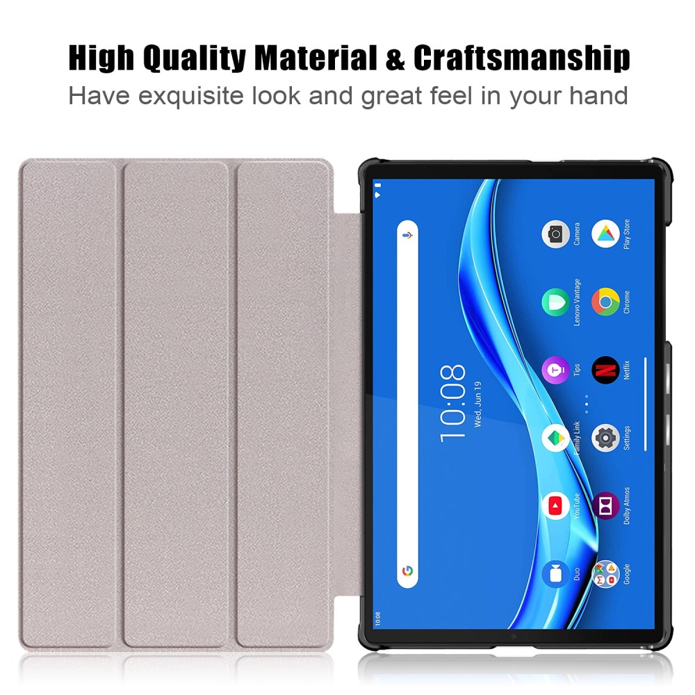  Lenovo Tab M10 HD (2nd Gen) - Tri-Fold Fodral - Brush Painting